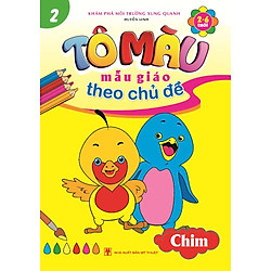 Tô Màu Mẫu Giáo Theo Chủ Đề  2 – Chim